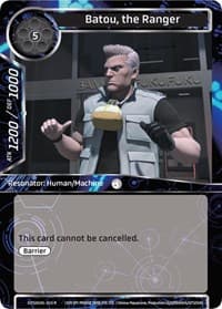 Batou, the Ranger - Ghost in the Shell SAC_2045 - Force of Will card