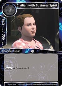 Civilian with Business Spirit - Ghost in the Shell SAC_2045 - Force of Will card