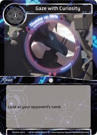 Gaze with Curiosity - Ghost in the Shell SAC_2045 - Force of Will card