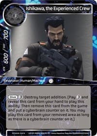 Ishikawa, the Experienced Crew - Ghost in the Shell SAC_2045 - Force of Will card