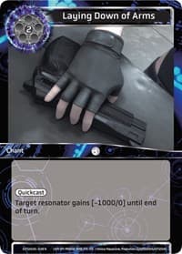 Laying Down of Arms - Ghost in the Shell SAC_2045 - Force of Will card