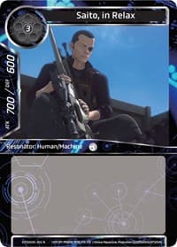Saito, in Relax - Ghost in the Shell SAC_2045 - Force of Will card
