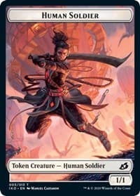 Human Soldier Token (003) - Ikoria: Lair of Behemoths - Magic: The Gathering card