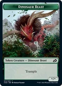 Dinosaur Beast Token - Ikoria: Lair of Behemoths - Magic: The Gathering card