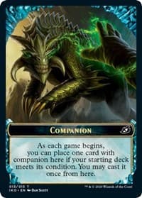 Emblem - Companion - Ikoria: Lair of Behemoths - Magic: The Gathering card