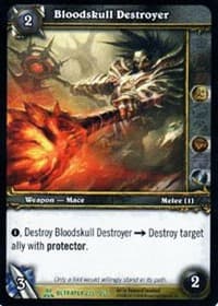 Bloodskull Destroyer - Servants of the Betrayer - WoW card