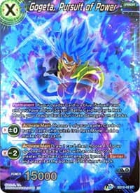 Gogeta, Pursuit of Power - Rise of the Unison Warrior - Dragon Ball Super: Masters card