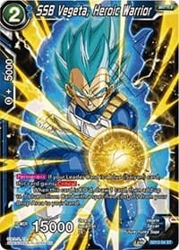 SSB Vegeta, Heroic Warrior - Rise of the Unison Warrior - Dragon Ball Super: Masters card