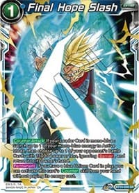 Final Hope Slash - Rise of the Unison Warrior - Dragon Ball Super: Masters card