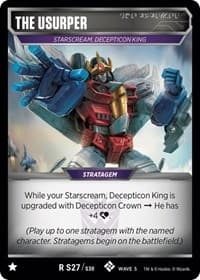 The Usurper - Titan Masters Attack - Transformers TCG card