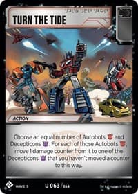 Turn the Tide - Titan Masters Attack - Transformers TCG card