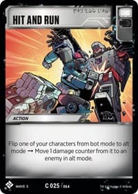 Hit and Run - Titan Masters Attack - Transformers TCG card