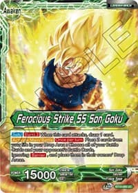 Son Goku // Ferocious Strike SS Son Goku - Rise of the Unison Warrior - Dragon Ball Super: Masters card