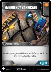 Emergency Barricade - Titan Masters Attack - Transformers TCG card