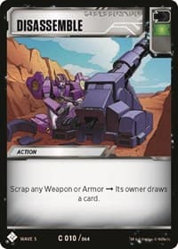 Disassemble - Titan Masters Attack - Transformers TCG card