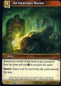 An Improper Burial - Servants of the Betrayer - WoW card