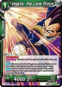 Vegeta, the Lone Prince - Rise of the Unison Warrior - Dragon Ball Super: Masters card
