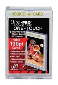 130PT Rookie Card UV One-Touch Magnetic Holder - Ultra Pro Toploaders - Collectible Storage card