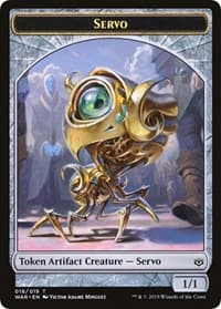 Servo // Wizard Double-Sided Token (Challenger 2020) - Unique and Miscellaneous Promos - Magic: The Gathering card