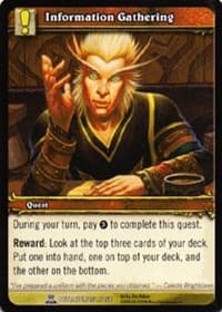 Information Gathering - Servants of the Betrayer - WoW card