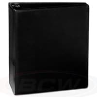 BCW 3-Ring Binder 2" Inch Album Black - BCW Storage Albums - Storage Albums card