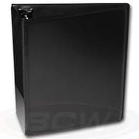 BCW 3-Ring Binder 3" Inch Album Black - BCW Storage Albums - Storage Albums card