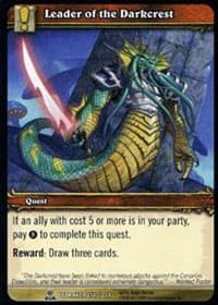 Leader of the Darkcrest - Servants of the Betrayer - WoW card