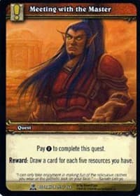 Meeting with the Master - Servants of the Betrayer - WoW card