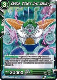 Zarbon, Victory Over Beauty - Rise of the Unison Warrior - Dragon Ball Super: Masters card