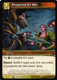 Preparing for War - Servants of the Betrayer - WoW card