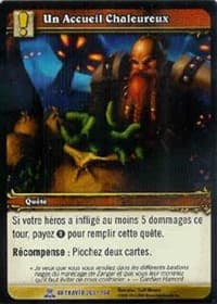 A Warm Welcome - Servants of the Betrayer - WoW card