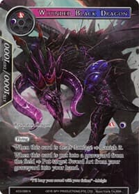 Wounded Black Dragon (Full Art) - Alice Origin III - Force of Will card