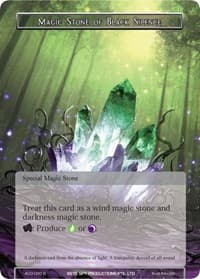 Magic Stone of Black Silence - Alice Origin III - Force of Will card