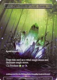 Magic Stone of Black Silence (Full Art) - Alice Origin III - Force of Will card