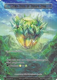 Magic Stone of Gusting Skies (Full Art) - Alice Origin III - Force of Will card