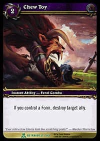 Chew Toy - Servants of the Betrayer - WoW card