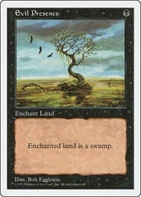 Evil Presence - Fifth Edition - Magic: The Gathering card