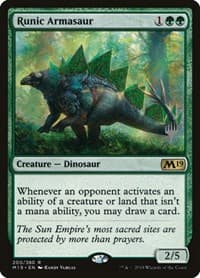 Runic Armasaur - Promo Pack: Ikoria - Magic: The Gathering card