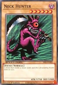 Neck Hunter - Speed Duel Decks: Twisted Nightmares - YuGiOh card