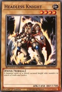 Headless Knight - Speed Duel Decks: Twisted Nightmares - YuGiOh card