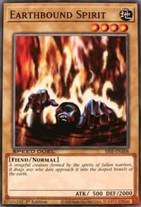Earthbound Spirit - Speed Duel Decks: Twisted Nightmares - YuGiOh card