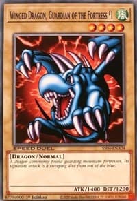 Winged Dragon, Guardian of the Fortress #1 - Speed Duel Decks: Match of the Millennium - YuGiOh card