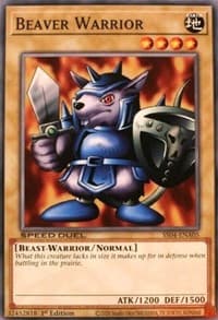 Beaver Warrior - Speed Duel Decks: Match of the Millennium - YuGiOh card