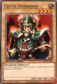 Celtic Guardian - Speed Duel Decks: Match of the Millennium - YuGiOh card