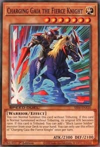 Charging Gaia the Fierce Knight - Speed Duel Decks: Match of the Millennium - YuGiOh card
