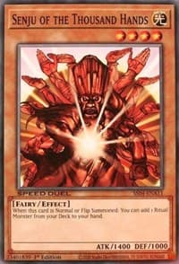 Senju of the Thousand Hands - Speed Duel Decks: Match of the Millennium - YuGiOh card