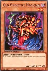 Old Vindictive Magician - Speed Duel Decks: Match of the Millennium - YuGiOh card