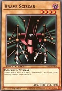 Brave Scizzar - Speed Duel Decks: Twisted Nightmares - YuGiOh card