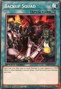 Backup Squad - Speed Duel Decks: Match of the Millennium - YuGiOh card
