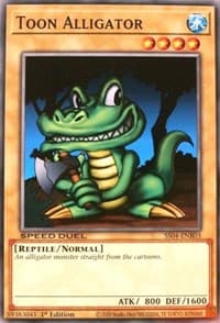 Toon Alligator - Speed Duel Decks: Match of the Millennium - YuGiOh card